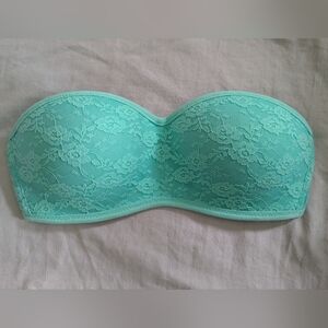 Victoria's Secret PINK Mint Lace Bandeau